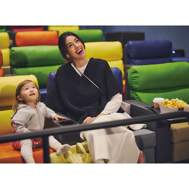 柔らかいシートで広々過ごせる