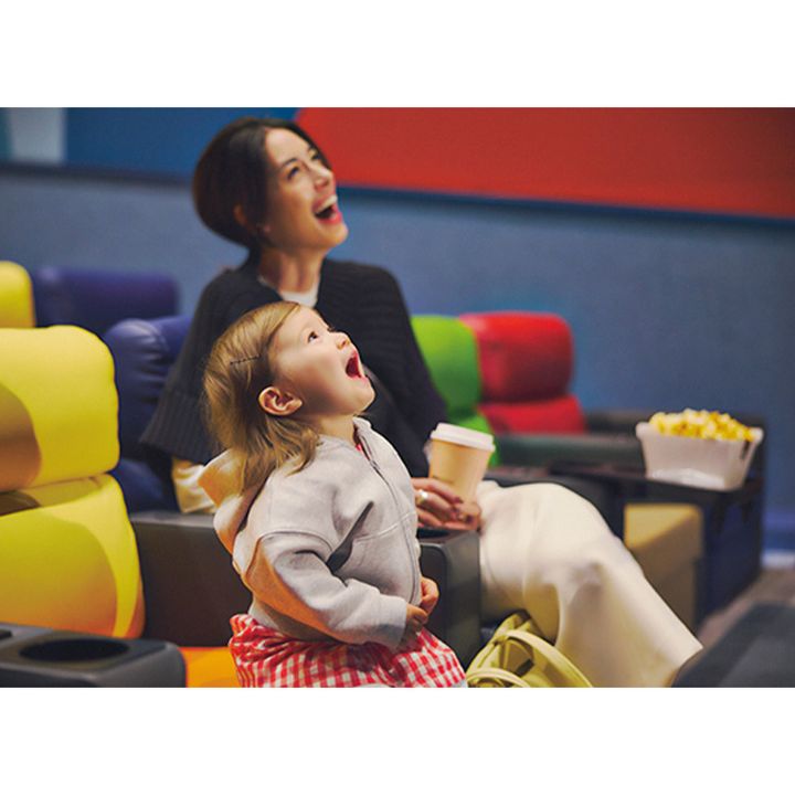 音は小さく照明は明るい設定