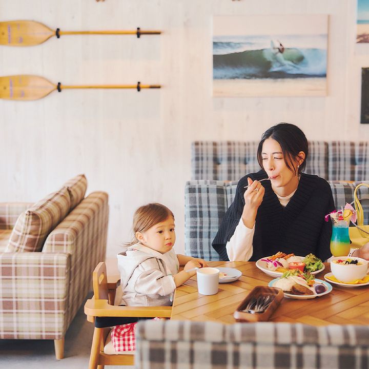 開放感たっぷりの店内