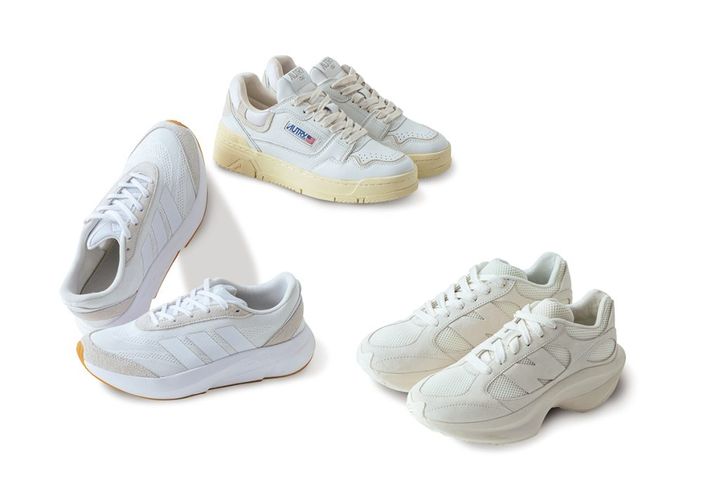 大人の白スニーカー