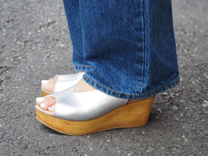 ウェッジソールサンダル
