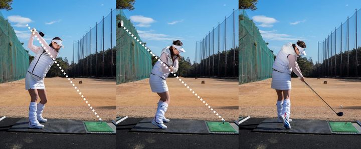 女子プロが球をつかまえる方法を解説！“三角形”をイメージして打つ