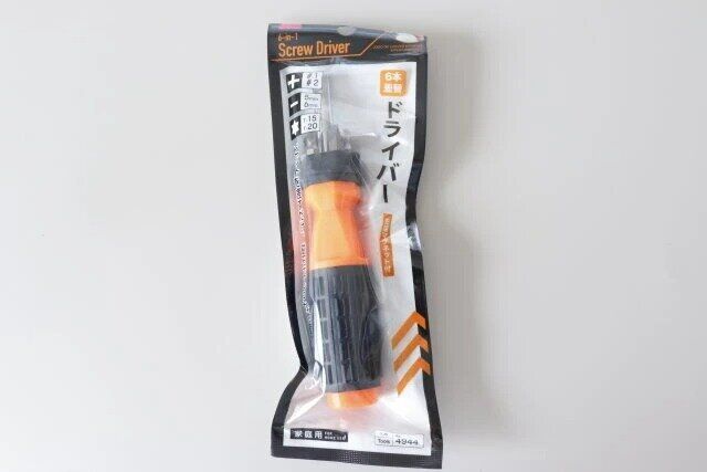 ダイソー 6本差替ドライバー パッケージ