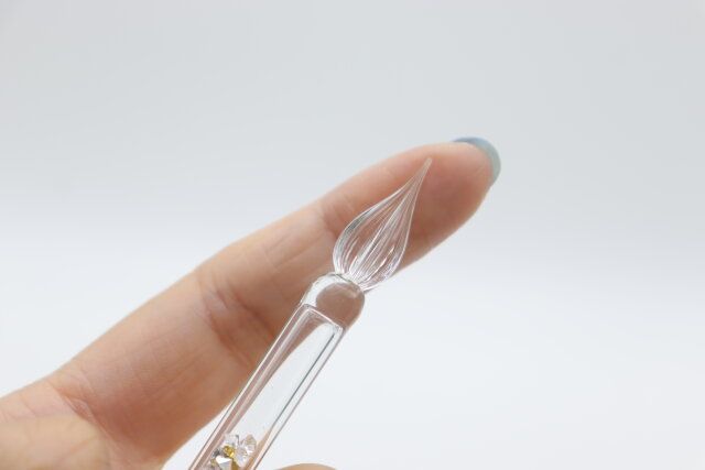 スリーピー ラインストーンガラスペン（YL） ペン先