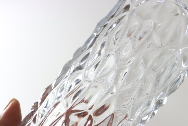 デザイン花瓶（透明、3種） 模様