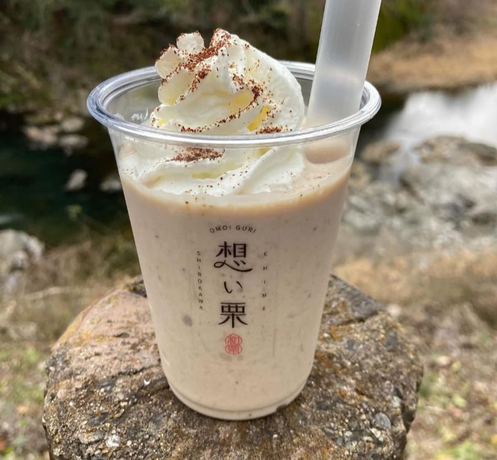 飲むモンブラン