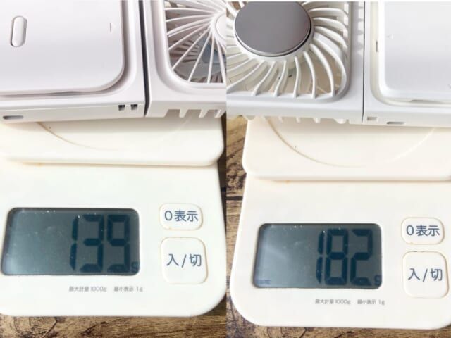 3COINS ハンディファン比較