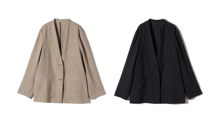 画像: 「Asami 麻調合繊 カラーレス ジャケット」各￥30,800 出典：シップス