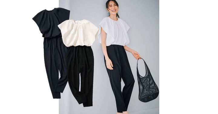 夏のキレイめオールインワン