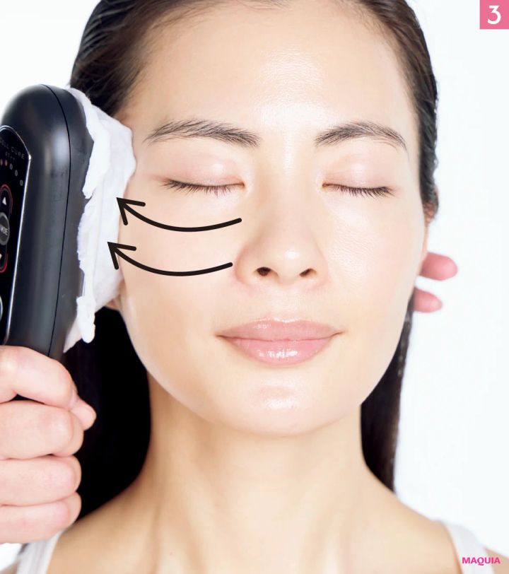 MEGLY、バリブラシ、セルキュアはこう使う！ 美顔器マスター・岡田知子さんの3大ギア効かせテク_17