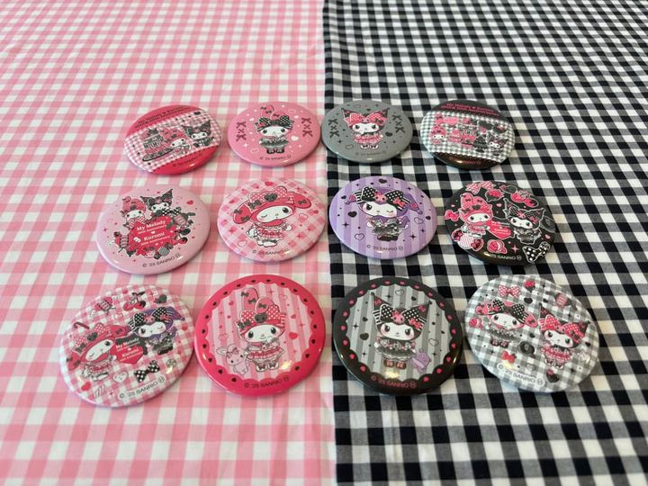 マイメロディ クロミ 缶バッジ