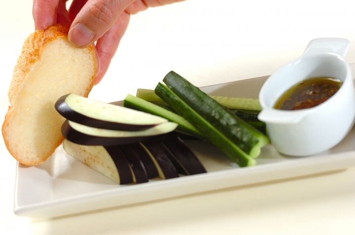 ナスのアンチョビガーリックの作り方3