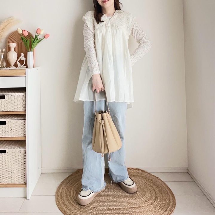 画像: デニムでカジュアルダウン