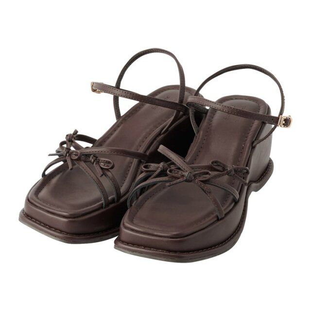 2025しまむらレディースコラボ厚底サンダル