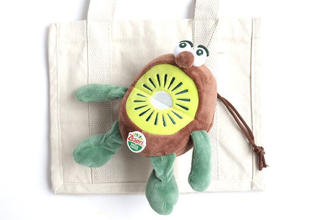 キウイブラザーズぬいぐるみエコバッグボールチェーン付き