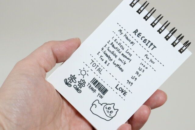 リングメモ（韓国スタイルドローイング、70枚）