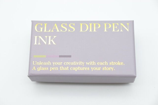 ガラスペンインク（ラメ入、暖色） パッケージ
