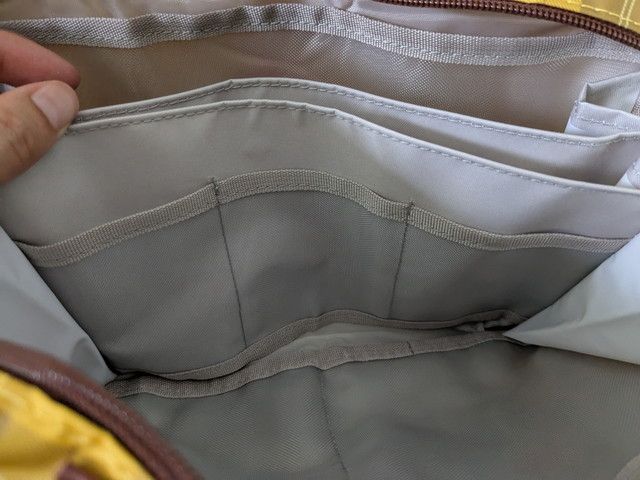 クレパス柄文具ポーチポケット