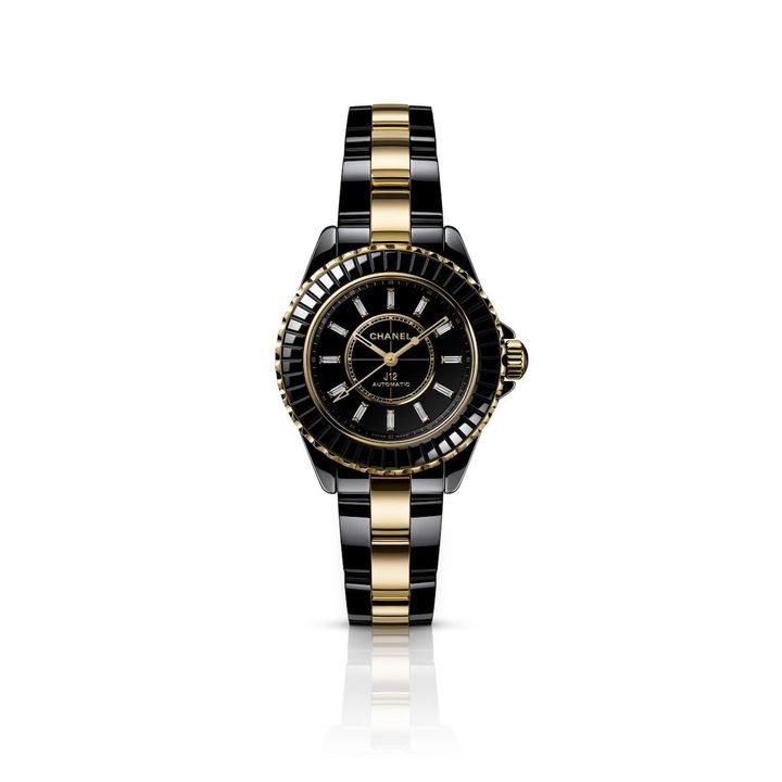「J12 キャリバー 12.2」（高耐性ブラックセラミック×YG×ダイヤモンド、ケース径33mm、自動巻き）￥5,181,000