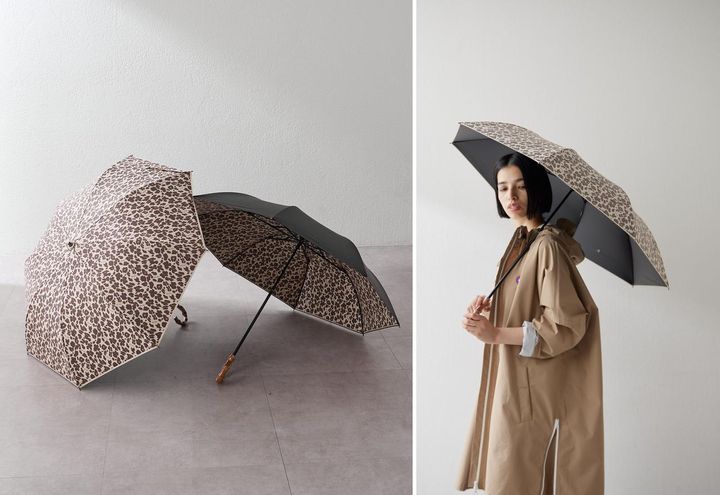 画像: 「レオパード楽折り傘」各￥16,500 出典：ウィム ガゼット