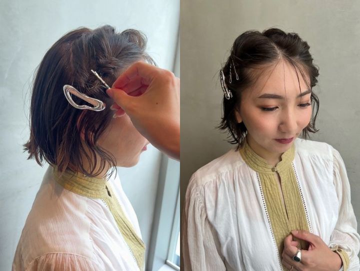 ボブのまとめ髪おすすめスタイル7選。簡単・崩れにくいアレンジ術を美容師が解説