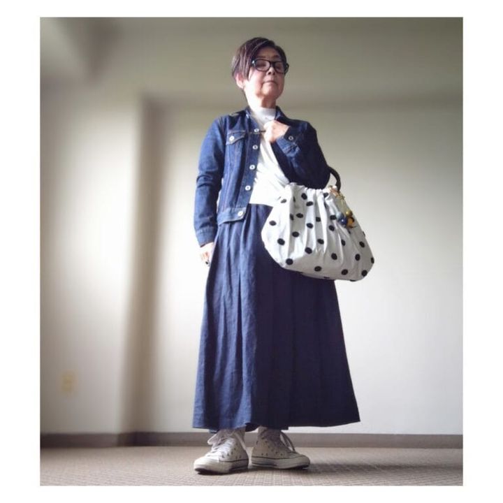 『素敵なあの人』公式ブロガー・礒部良子さんの手作りバッグのコーデ