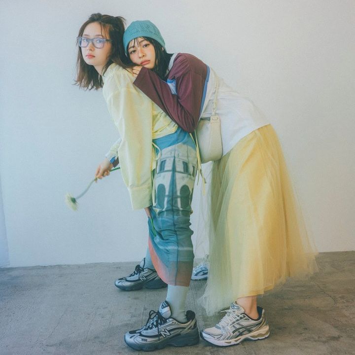 【りこめい】畑芽育と莉子がNAVI♡ 春の新作スニーカー④【ASICS】