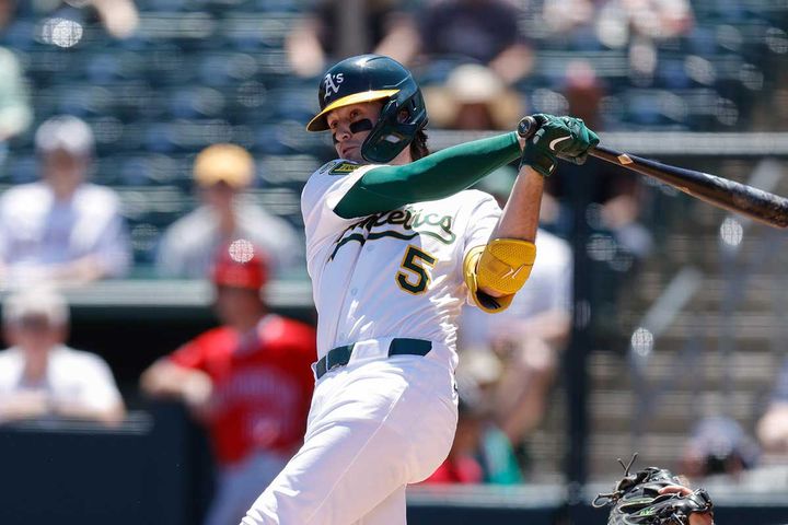 アスレチックスのジェイコブ・ウィルソン（C）ロイター