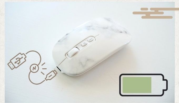 充電1回で60日間使用可能な長持ちバッテリー