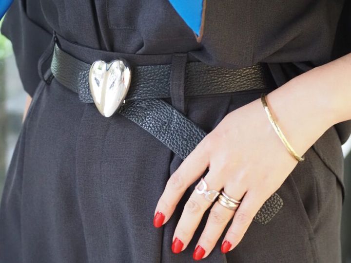 ハートバックルのベルト