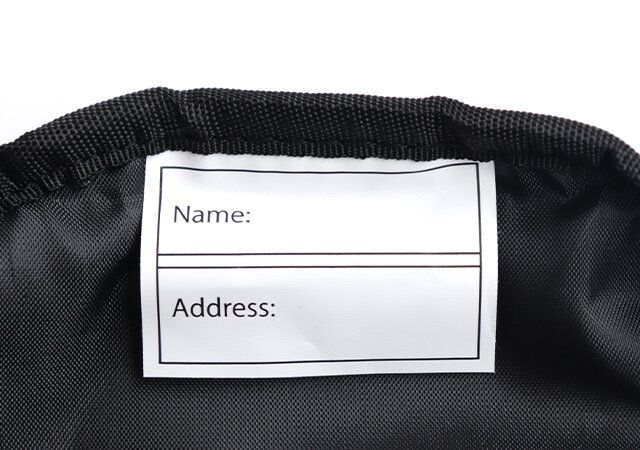 コールマンWALKER3WAYバッグネームタグ