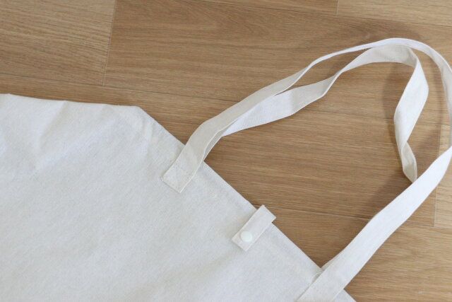 ダイソー がまぐちランドリーバッグ スナップボタン