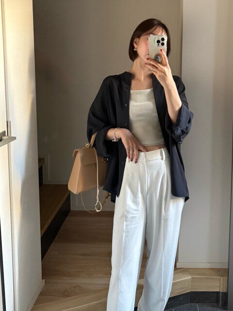 羽織として着ても可愛い♡リラックスコーデ