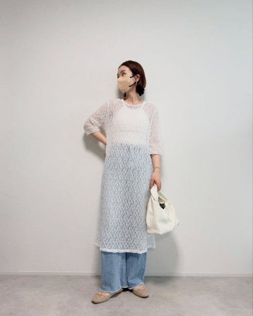 レース5ブソデOPを着たコーデ