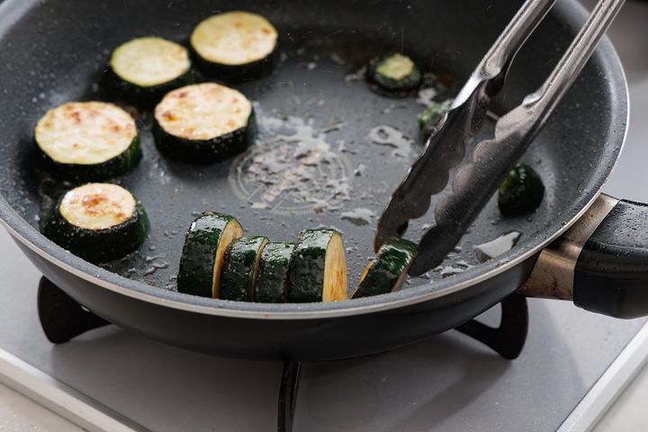 ズッキーニを焼く