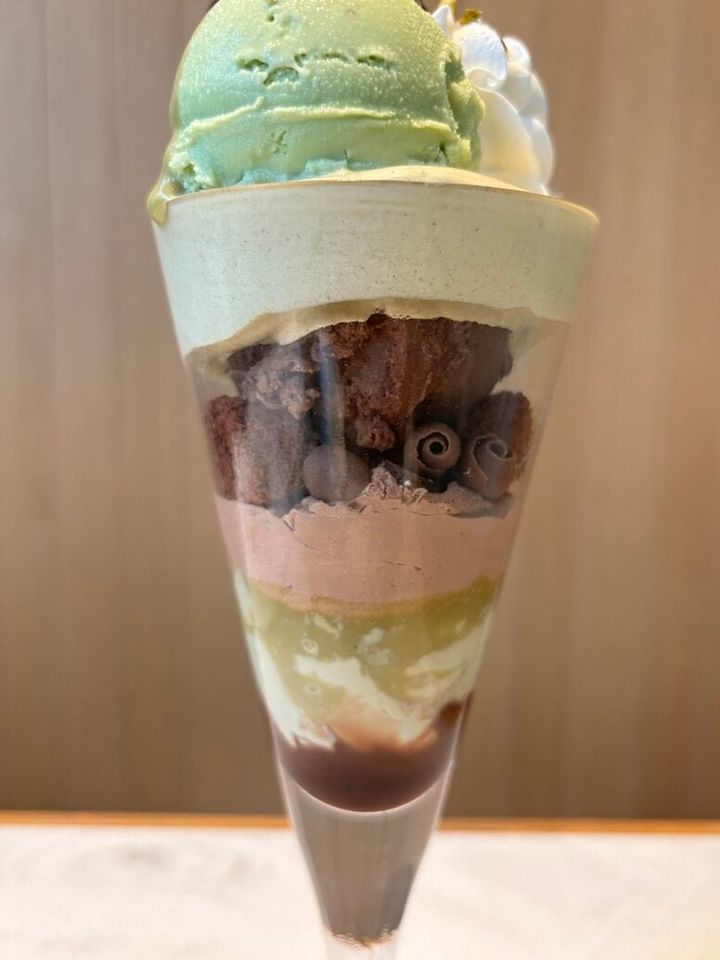 ドバイチョコレート パフェ 