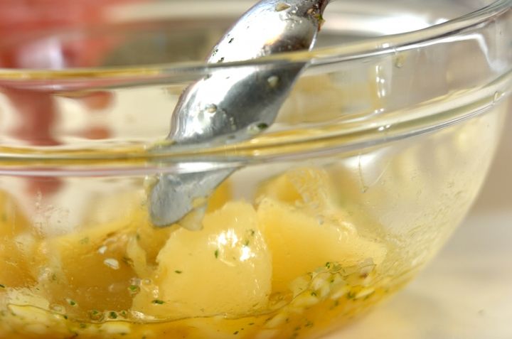 ジャガイモとインゲンのサラダの作り方4