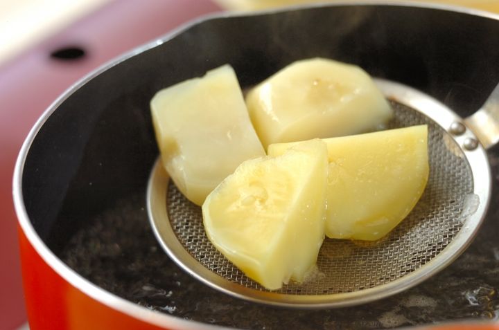 ジャガイモとインゲンのサラダの作り方2