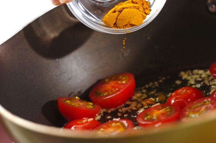 エビとアサリのピラフの作り方1