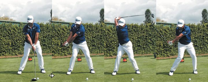 左手グリップが超重要！同じ握りのプロのスイングを手本にしよう