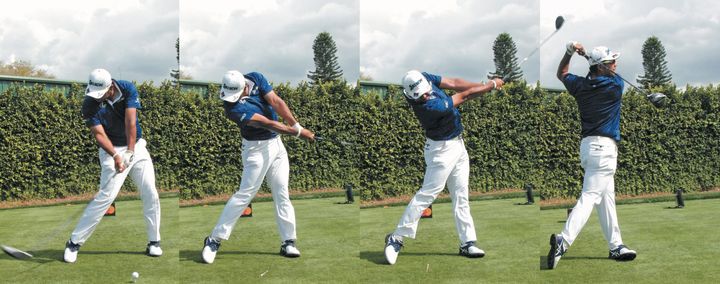 左手グリップが超重要！同じ握りのプロのスイングを手本にしよう