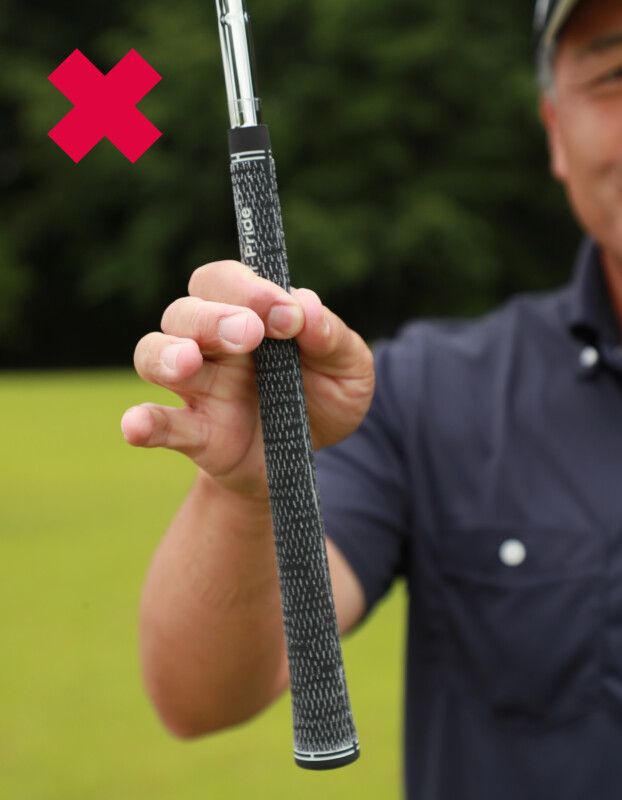 ベテランプロが教えるミスなく寄せる方法！右手の中指と薬指でタッチを出す