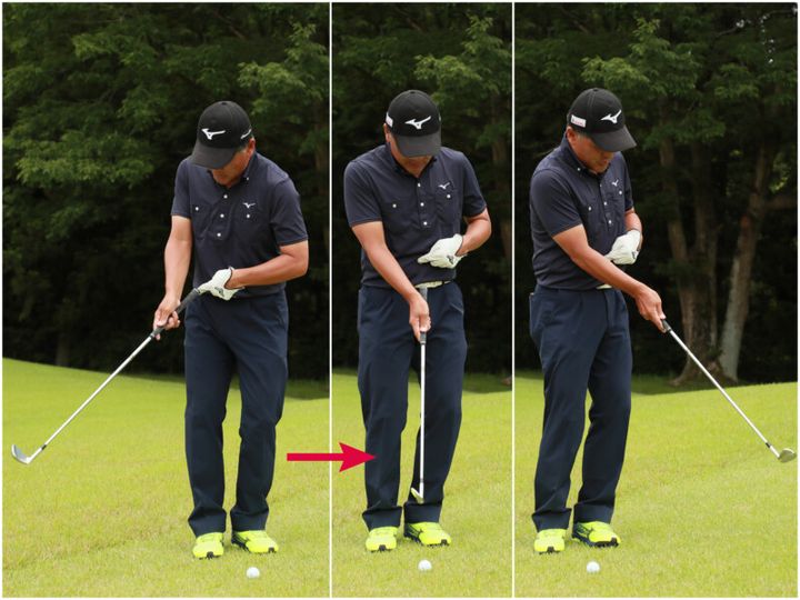 ベテランプロが教えるミスなく寄せる方法！右手の中指と薬指でタッチを出す