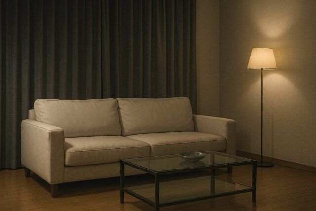 ホームステージング 怖い話 リビング