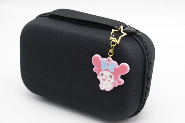 ラバーキーホルダーMM むきゅむきゅ 使用例