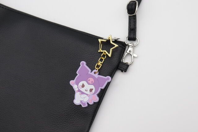 ラバーキーホルダーKU むきゅむきゅ 使用例