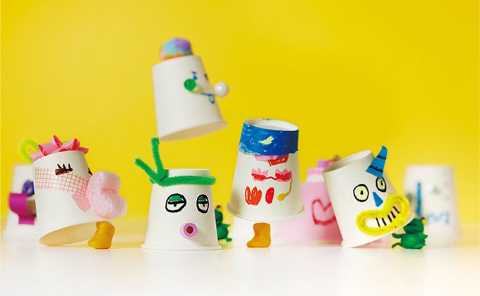 梅雨はおうちであそぼ！ 紙コップの中にモンスターがかくれんぼ「モンスターのメモリーゲーム」の作り方【ボーネルンドのきせつとあそぼ！】の画像1