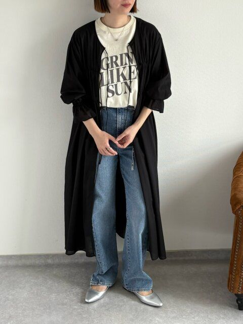 ロゴTシャツコーデ3