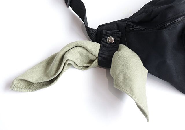 宝島社付録のDODの立体ポケット付き多機能ボディバッグBLACK5