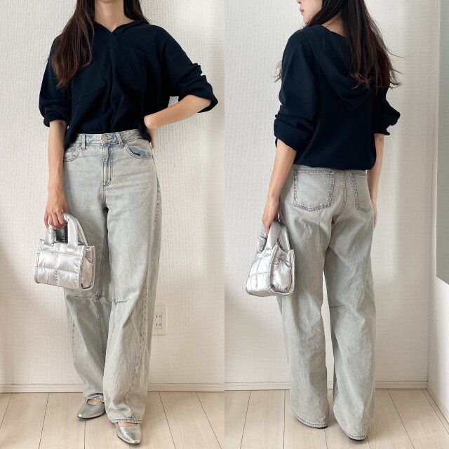 デニムに合わせるだけで可愛い
